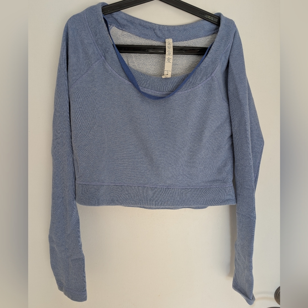 Lululemon Blue Crop Sweater